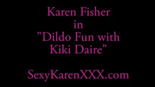 Kiki and I play with our dildos