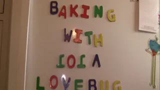 BBW Lola Love Bug is naked and making and and baking brownies