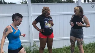 3 Sluts with Swamp Ass