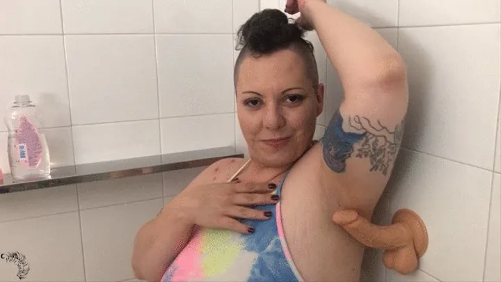 Dildo Fucking My Oiled Armpit