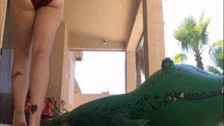 Giant Inflatable Gator