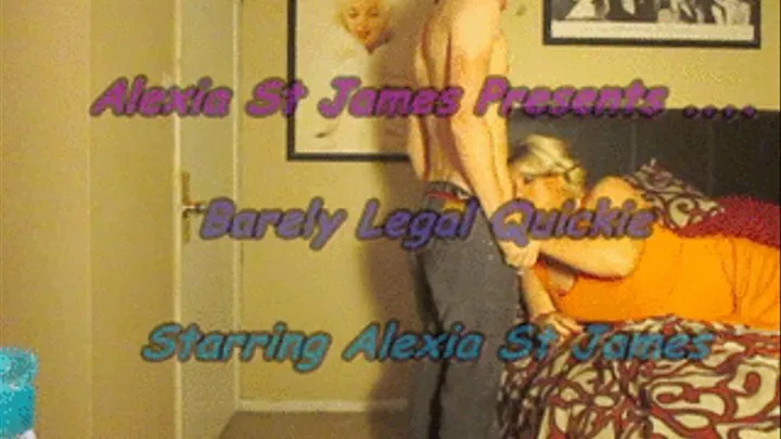 Alexiai St James Barely Legal Quickie