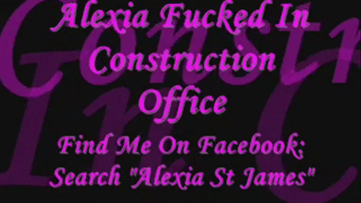 Alexia St James Construction Trailer