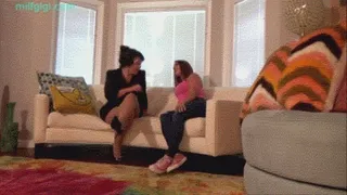 DRY HUMPING PASSION WITH HER BEST FRIEND'S STEP-MOTHER