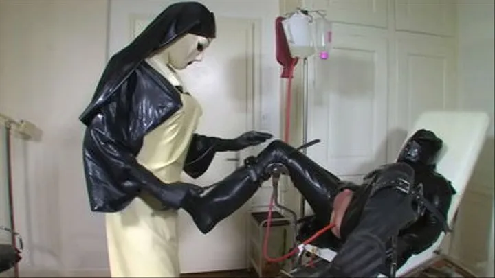 Bizarre latex enema slave 2/5