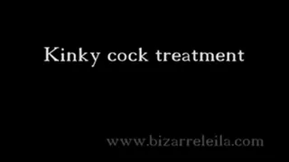 Kinky cock treatment