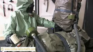 Kinky discipline in chemical suits 4/4