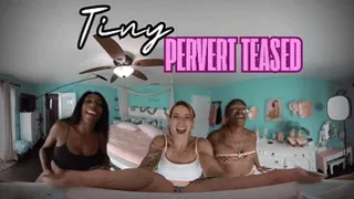 **VR 360** Tease & Tantalize: Mya, Paris, and Naejae's Playful Domination Over Little Man