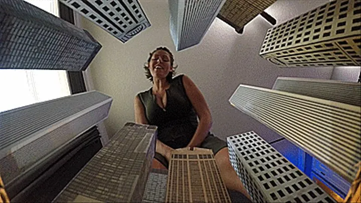 Amazon Giantess Vanessa Rain Dominates Micro City - PART 2