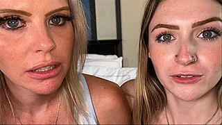 Sexy Giantess Step-Sisters Argue Over Who Gets To Eat You With Kody Evans & London Evans