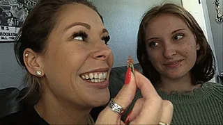 Giantess Jace & Nikki Brooks Tease & Devour Tiny Humans