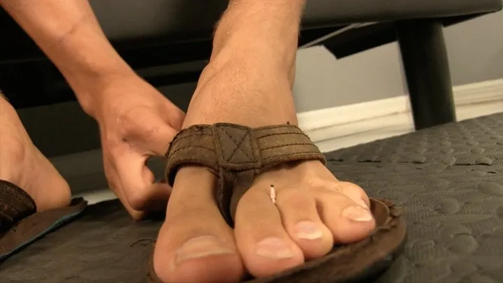 Giant Jordan Finds Tiny People In His Sandals