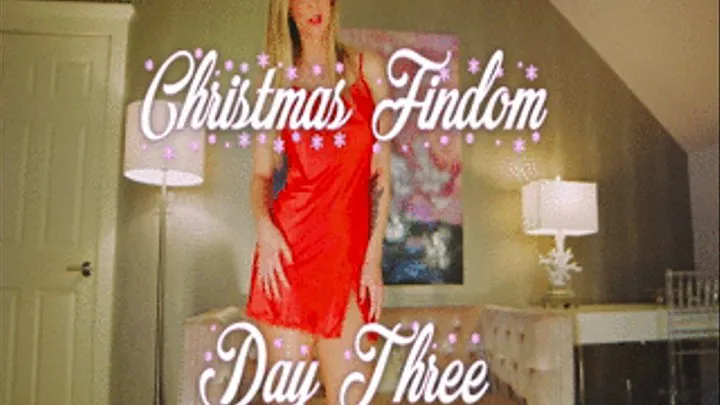 7 Days of Christmas Findom - Day 3