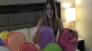 Brianna Cole balloon popping