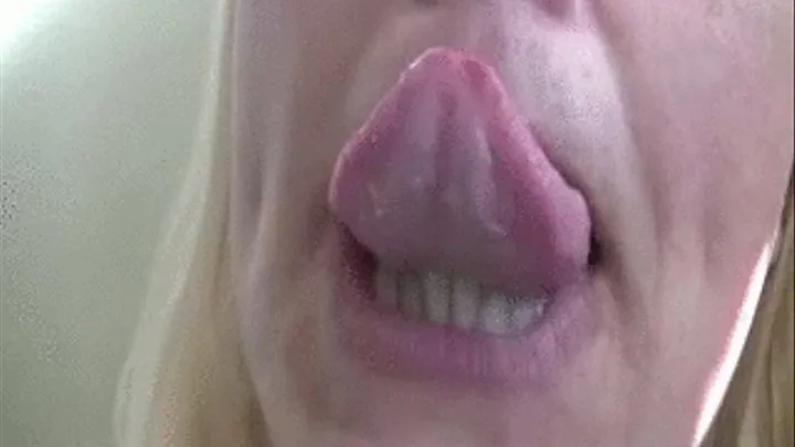 Sticking Out My Tongue