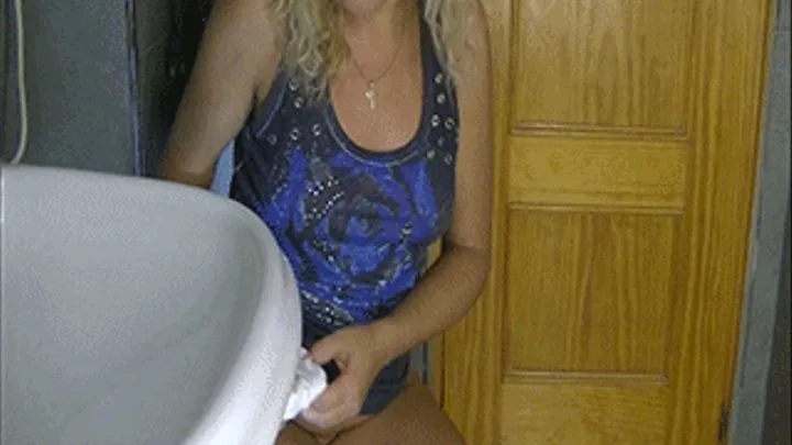 Toilet Dump wearing a Skirt