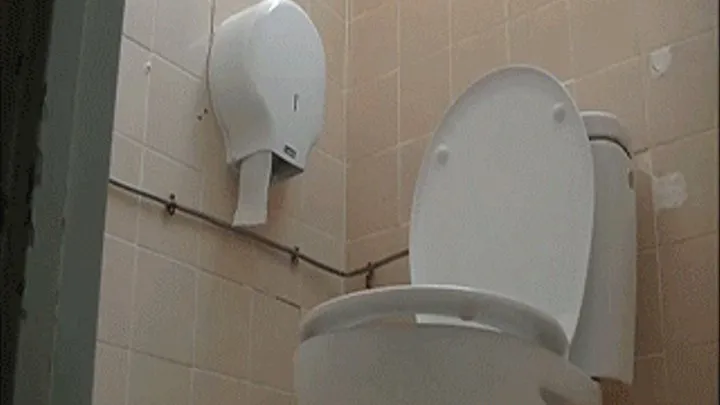 Two Public Toilet Pee