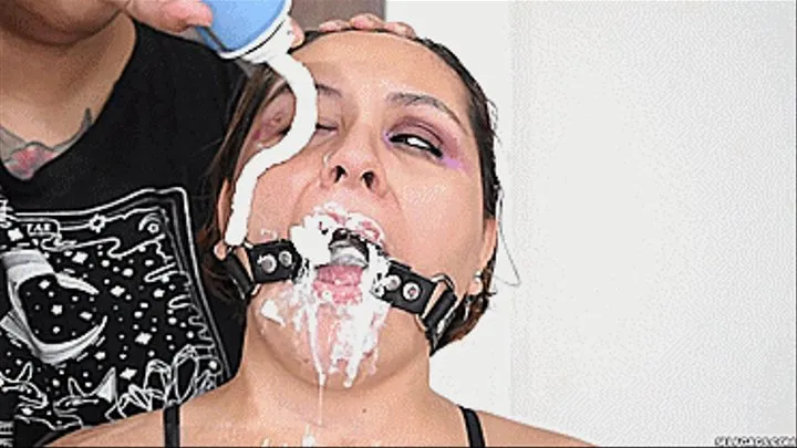 Penelope & Paulina in: Ring Gagged And Messy Whipped Cream Humiliation