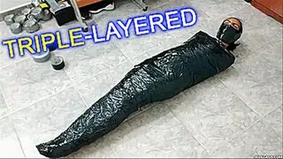 Laura, Katherine & Maria in: An Extreme Triple-Layered Mummification Experience For Maria Martinez
