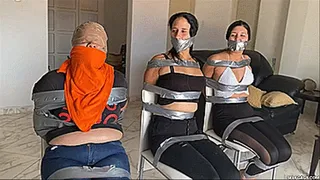 Mary, Khloe, Laika, Lau, Penelope & Agata in: Stepmom Hired Some Bondage Girls To Keep Us All Tied Up And Gagged!