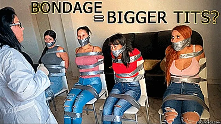 Mary, Laika, Penelope, Khloe & Lau in: Doctor Boobsie Boo's Bondage Boob Enlargement Clinic