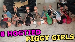 Pantyhosed Piggy Girl Horror: 8 Captured Mall Girls