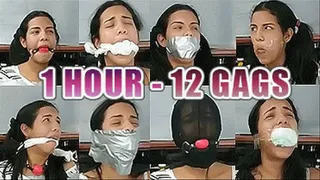 Laura, Wendy & Maria in: Defiant Teenage Girl Duct-Taped To A Chair And Gagged In 12 Different Ways For 1 Hour Straight!