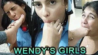 Wendy, Katherine & Maria in: Wendy's Foot Girls (FULL ADVENTURE)