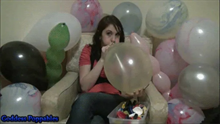 Surrounded By Balloons