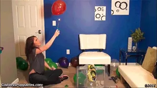 Lighter Popping 30 Balloons