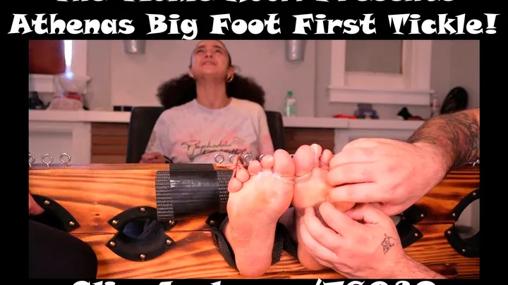 Athenas Big Foot First Tickle!