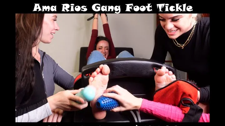Ama Rios Gang Foot Tickle