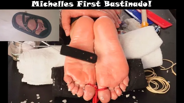 Michelles First Bastinado!
