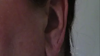 Ear and Earring Close Up