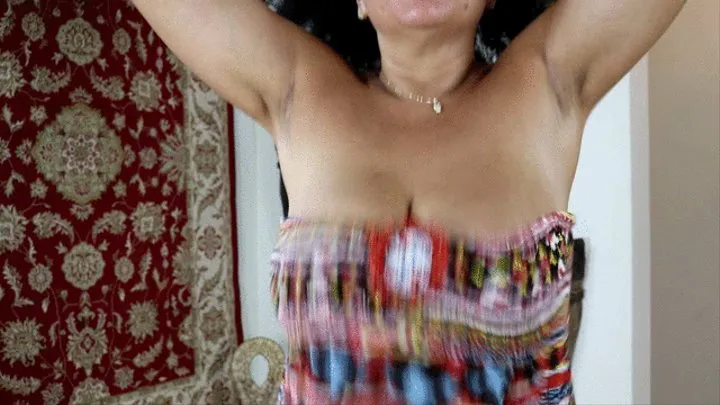 Latina MILF Clapping with Huge Natural Boobs