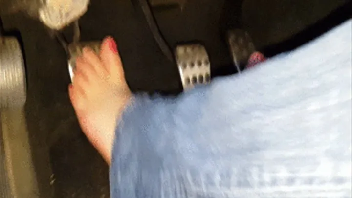 Driving My Challenger Barefoot