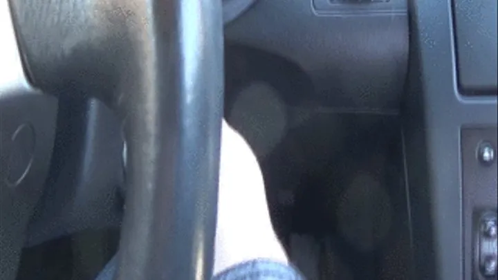 Driving Barefoot in Jeans