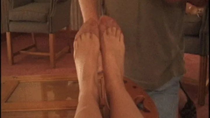 Sucking Madison's Honey Covered Toes