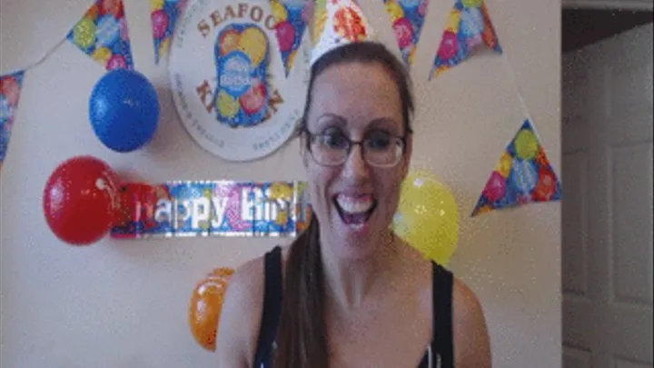 birthday party - let's have step-mom's pussy for dessert!