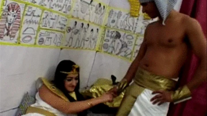 Egyptian princess takes big dick in her ass