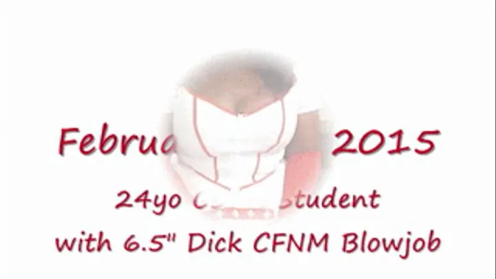 Nurse Costume CFNM Blowjob with 24yo CSUN Student with 6.5" Dick -Web Cam Entire CLip