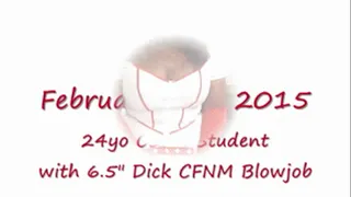 Nurse Costume CFNM Blowjob with 24yo CSUN Student with 6.5" Dick -Web Cam Entire CLip