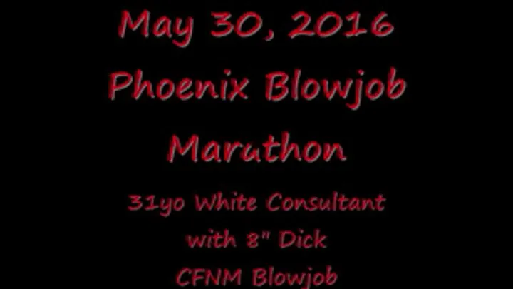 31yo White Consultant with 8in Dick CFNM Blowjob-Entire Clip