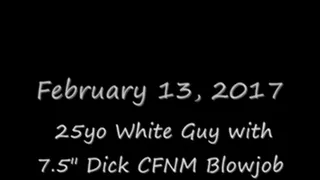 Young Professional White Guy with 7.5" Dick CFNM Blowjob-Entire Clip