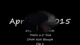 Naughty Nun Sucks Thick 6.5" Dick-Clip 2