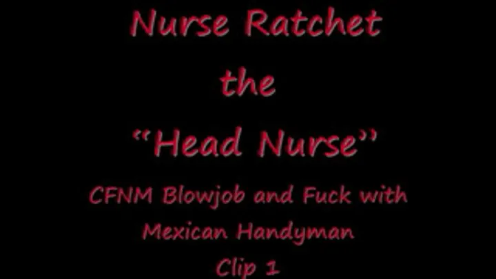 Nurse Costume CFNM Blowjob and Fuck-Web Cam Clip 1