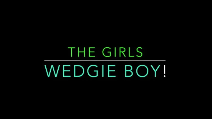 The girls wedgie boy