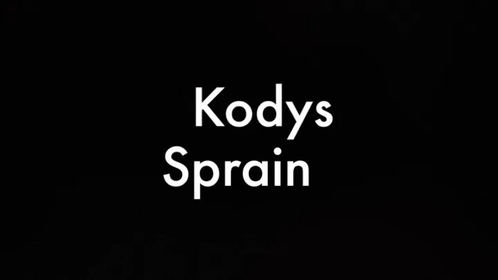 Kodys Sprain after workout