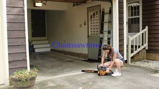 Converse and a chainsaw, What can happen?
