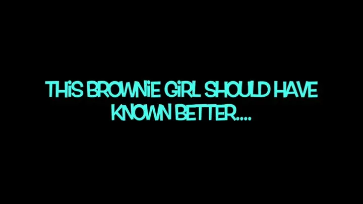 Brownie girl tried to sale the wrong kind of brownies